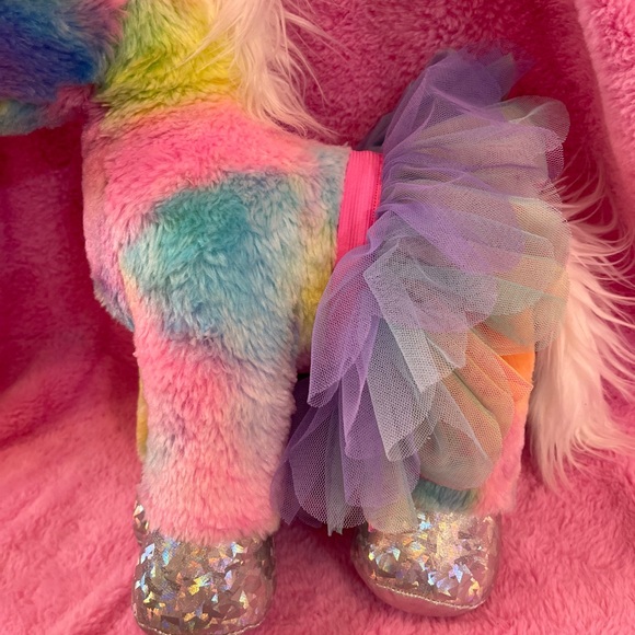 Build A Bear Tie dye Unicorn with multicolored skirt - Picture 6 of 12